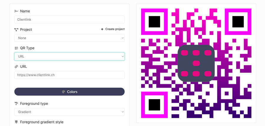 QR codes for almost all application areas
